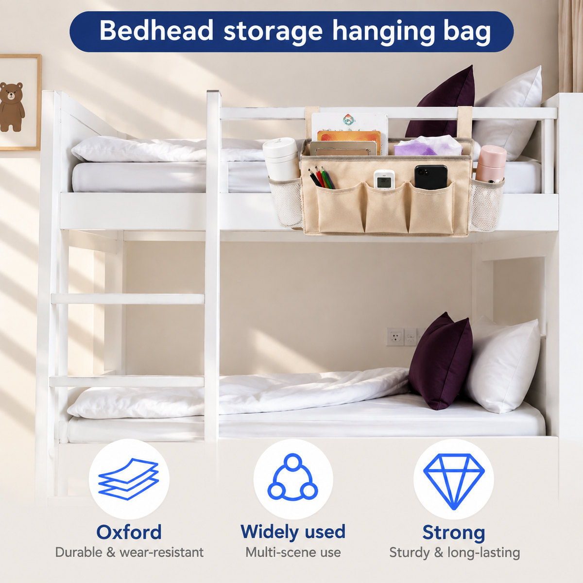 Goodinary® Bedside Caddy Organizer