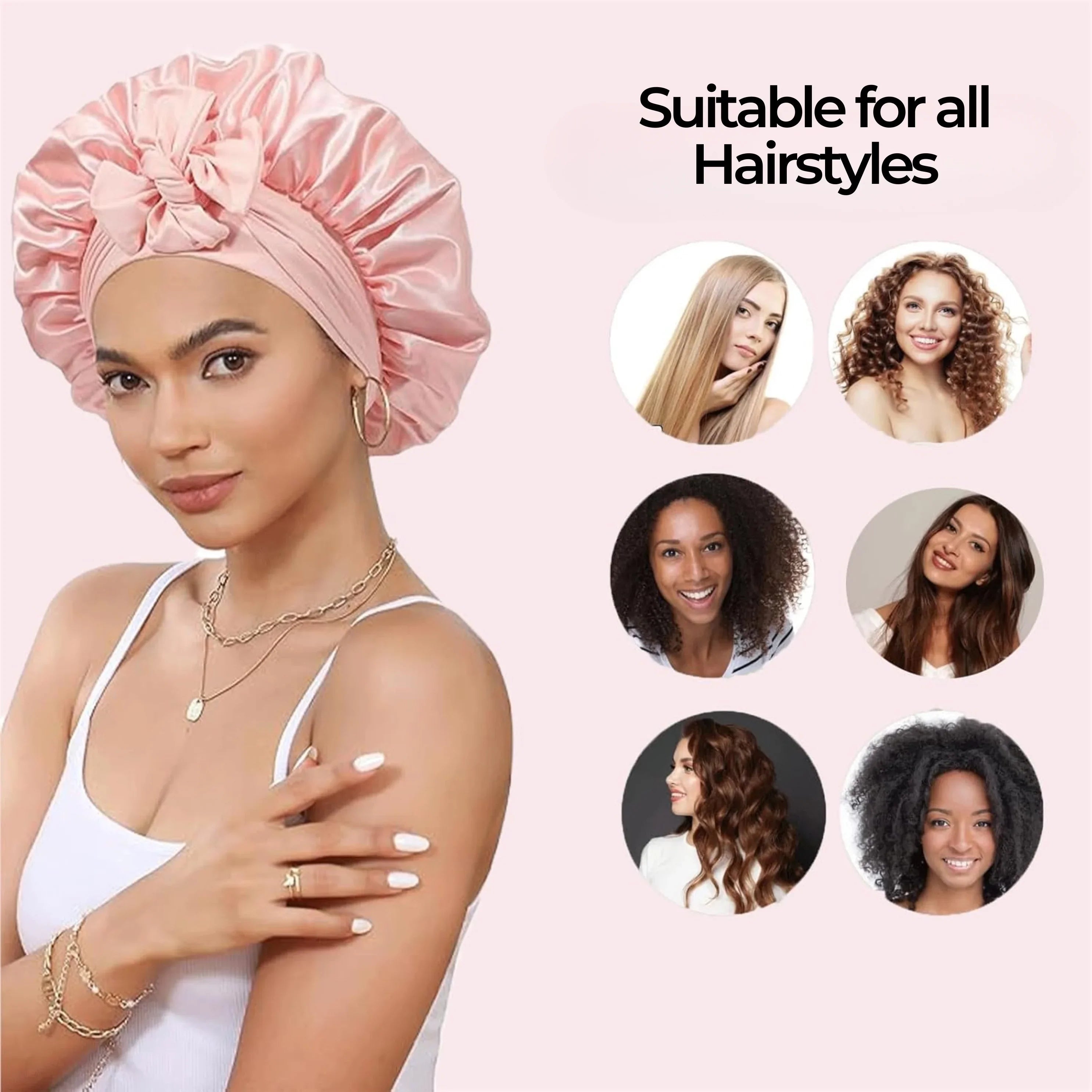 Goodinary® Satin Silk Sleep Bonnet