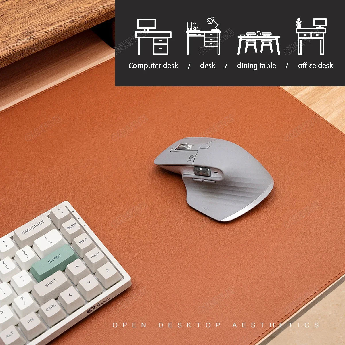Office Object™ Large PU Leather Desk Pad Waterproof Mat