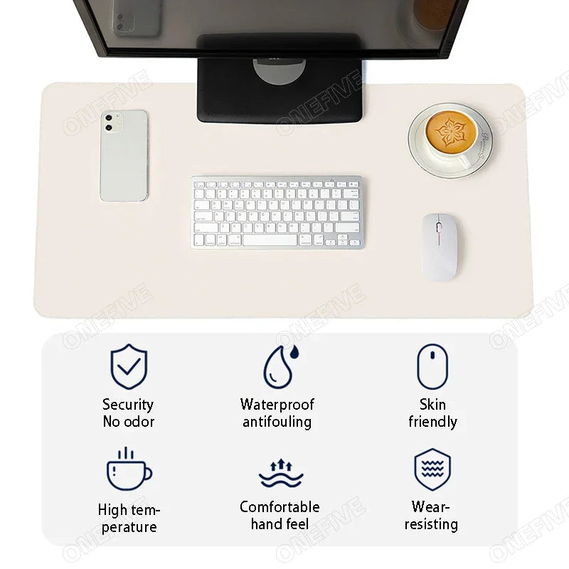 Office Object™ Large PU Leather Desk Pad Waterproof Mat