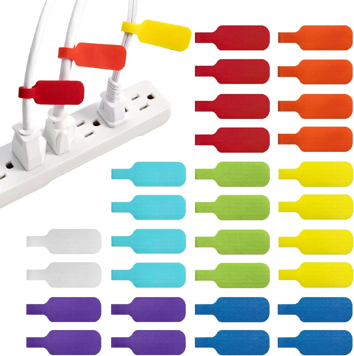 Office Object™ Reusable Cable Tags (3Pcs)