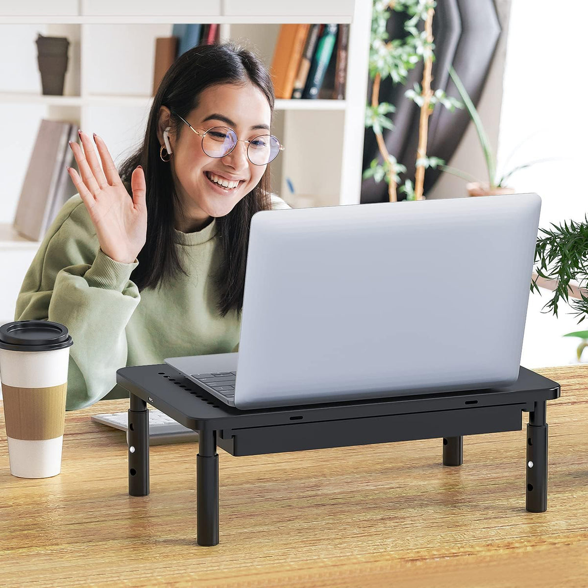 Office Object™ Adjustable Screen Riser