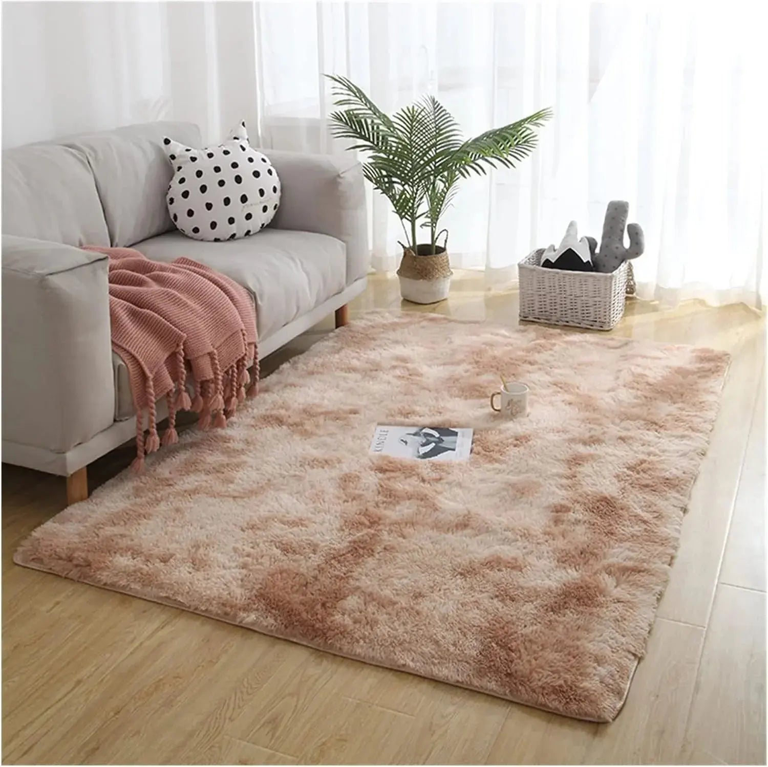 Goodinary® Anti Slip Velvet Tie Dye Carpet Goodinary