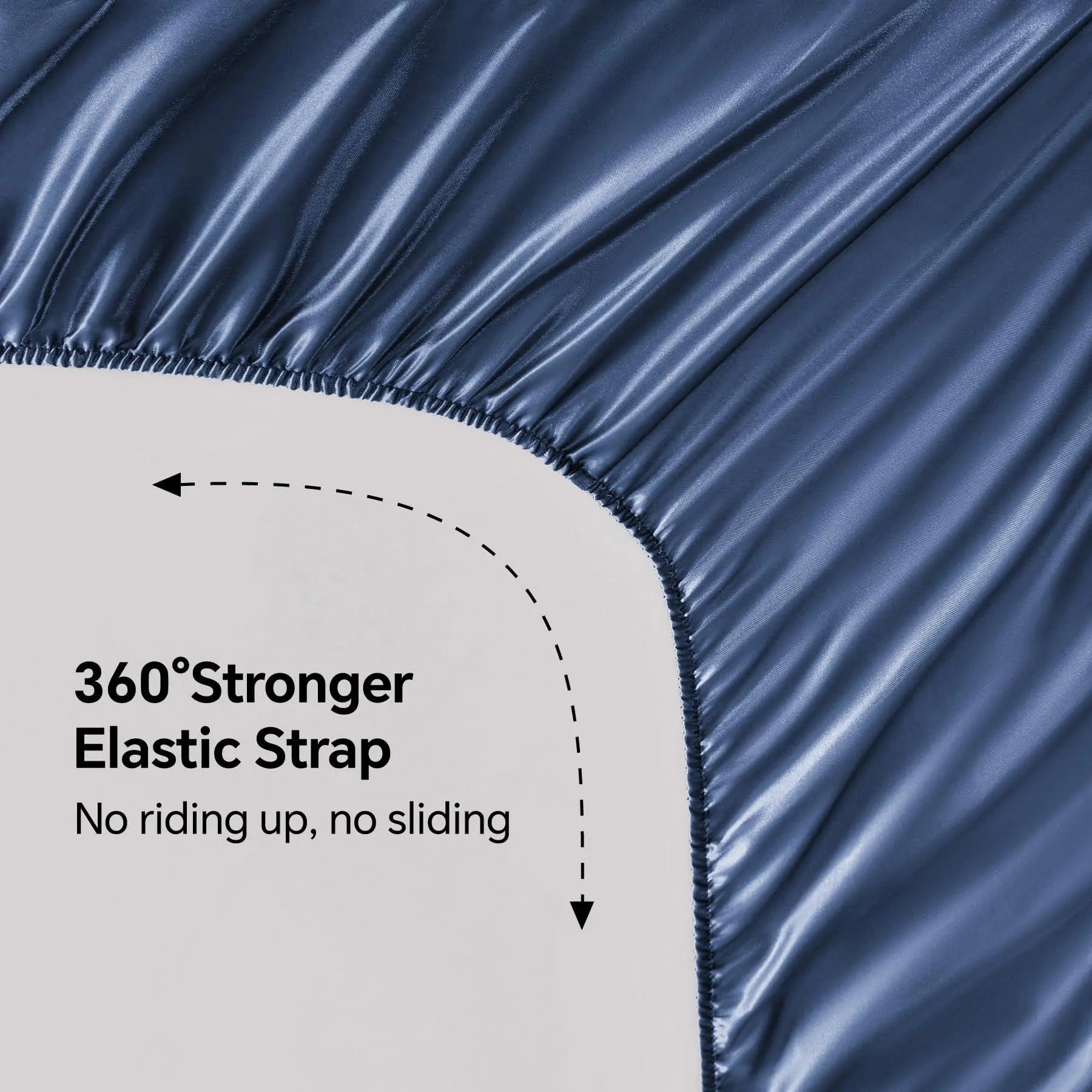 Goodinary® Luxury Satin Deep Pocket Sheet Set (3pcs) Goodinary