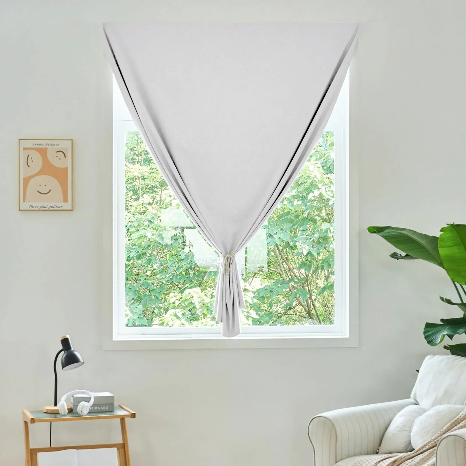 Goodinary® Self-Stick Semi-Blackout Curtains