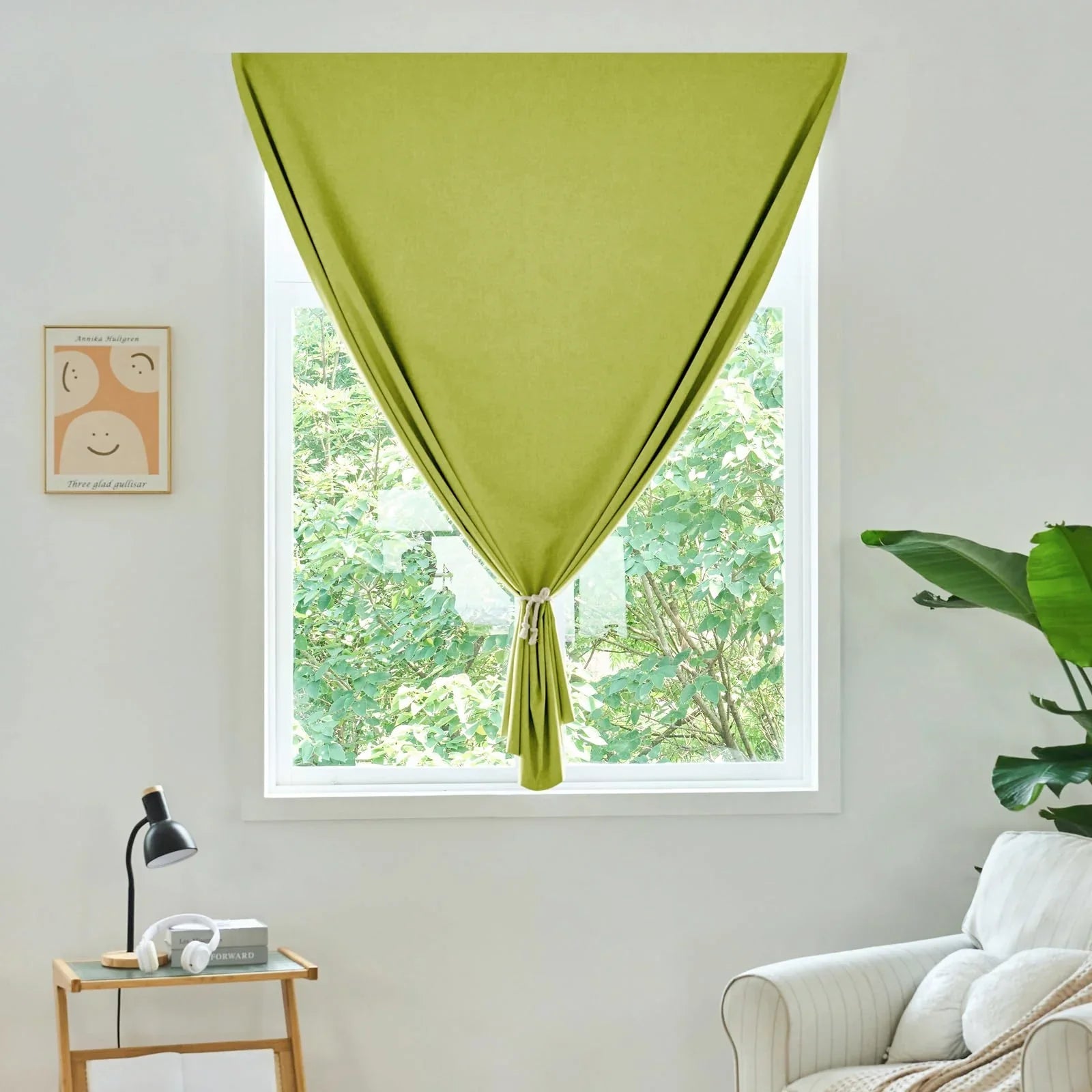 Goodinary® Self-Stick Semi-Blackout Curtains