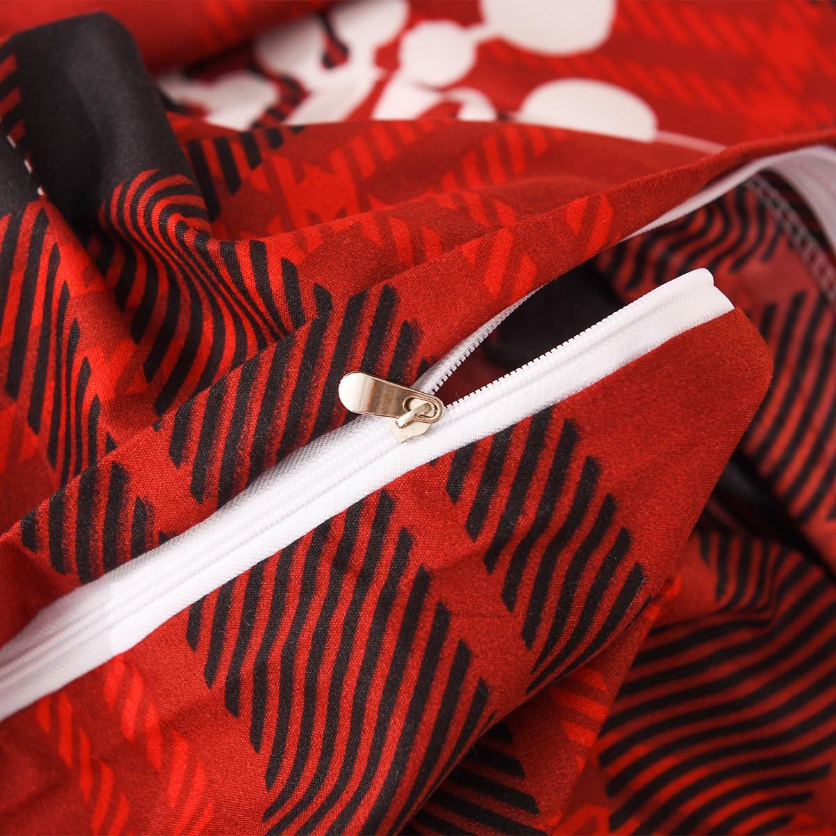 Goodinary® Christmas Checkered Elk Duvet Set (3pcs)