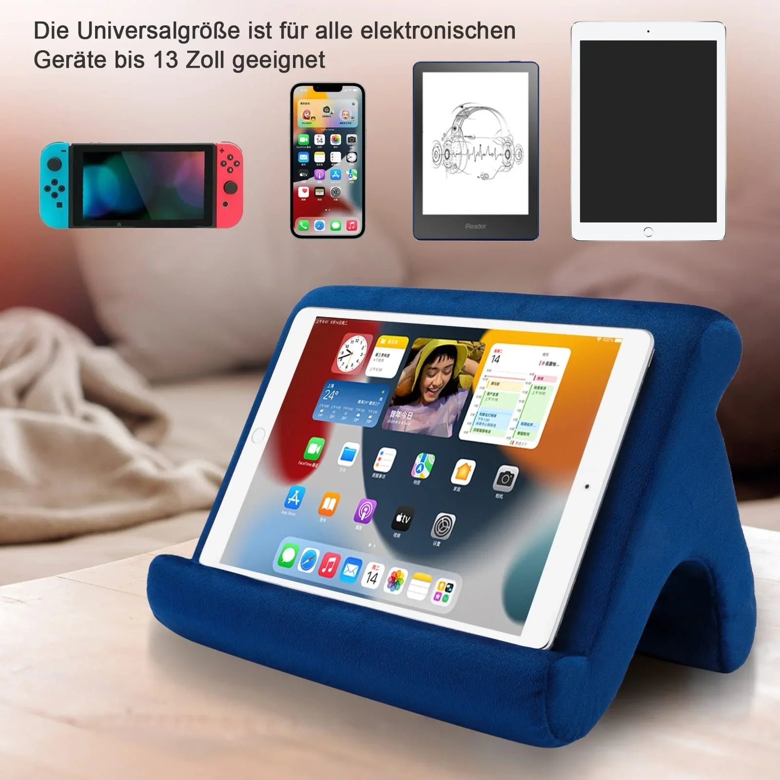 Goodinary® Multi Angle Tablet Holder Cushion