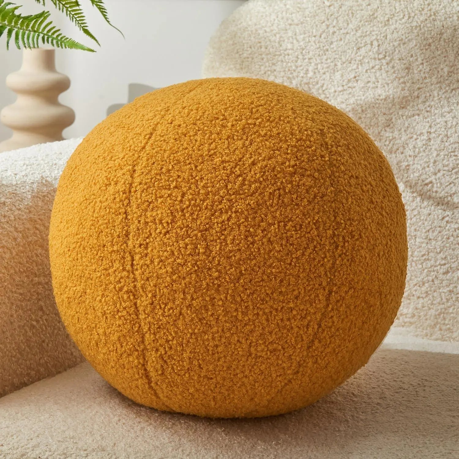 Goodinary® Round Ball Decorative Pillow Minimalist Cushion Goodinary