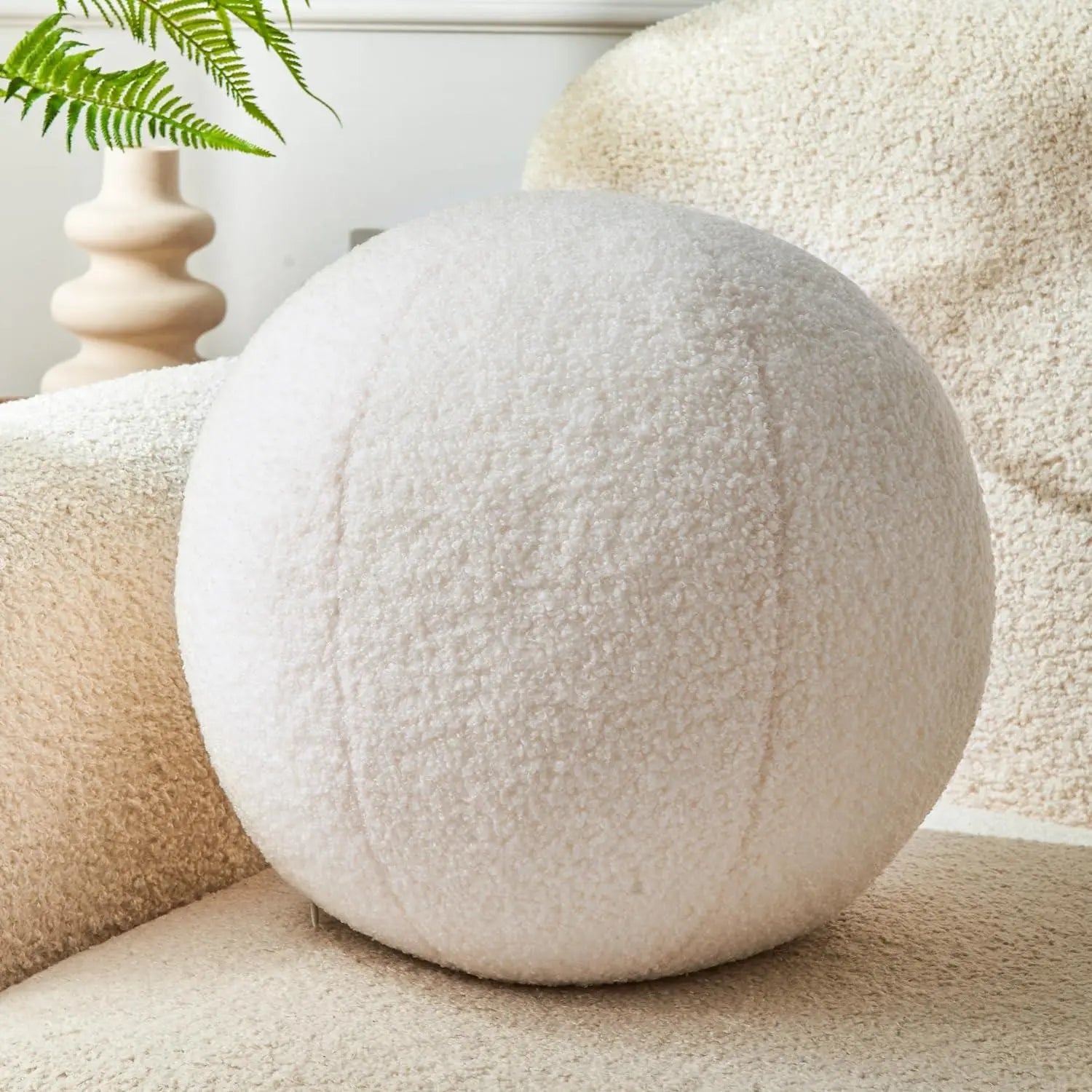 Goodinary® Round Ball Decorative Pillow Minimalist Cushion Goodinary