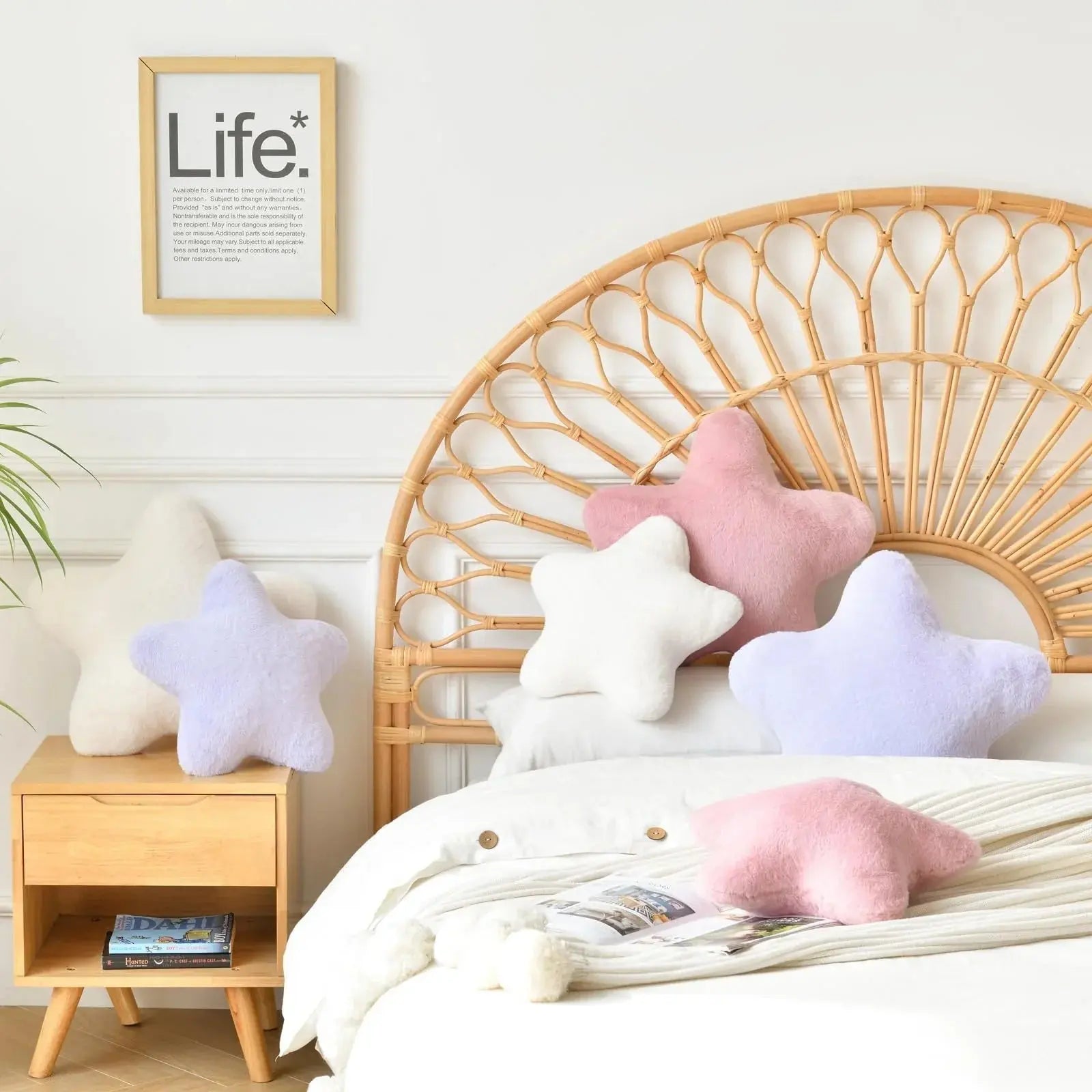 Goodinary® Plush Star Soft Decorative Throw Pillow Goodinary