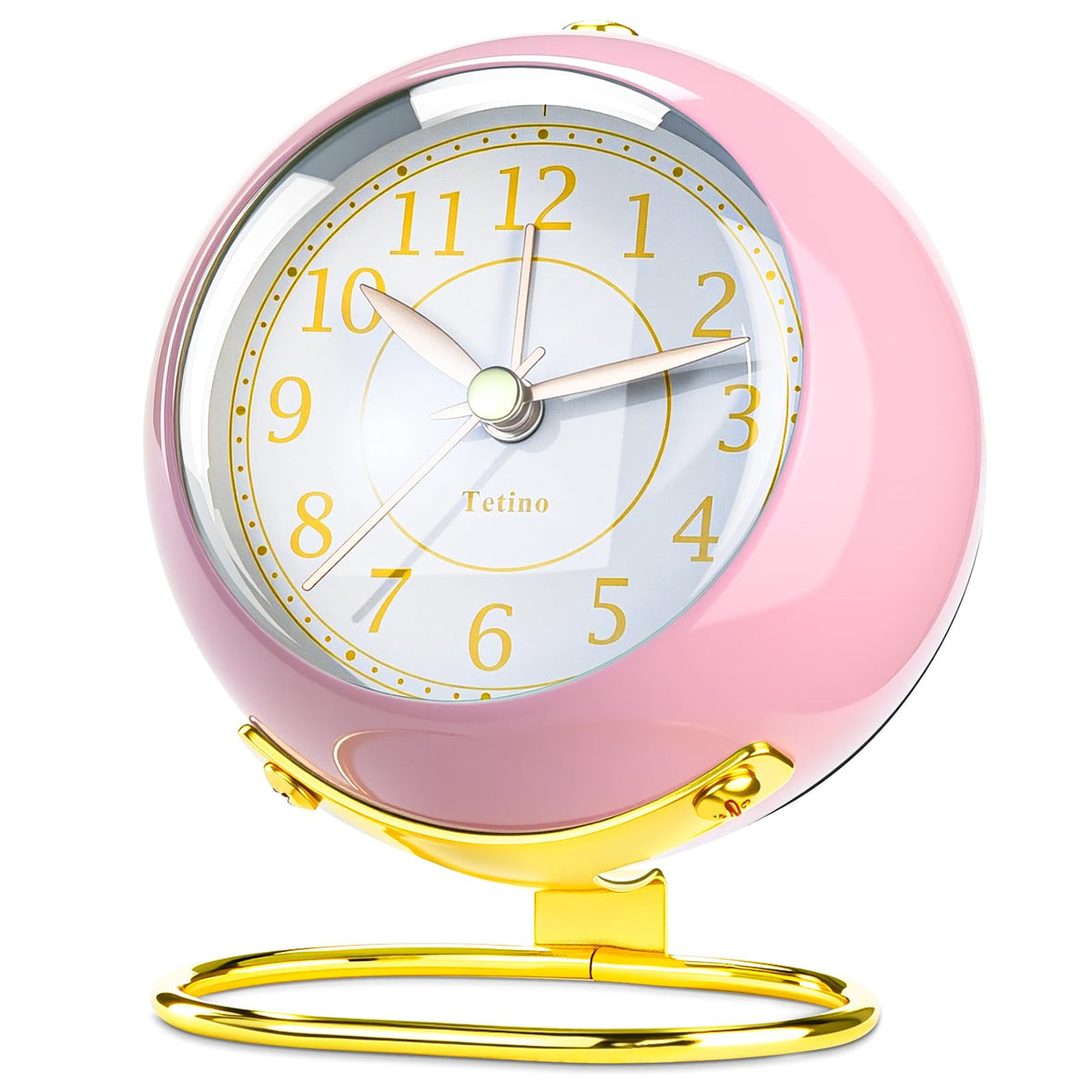 Goodinary® Nordic Metal Alarm Clock