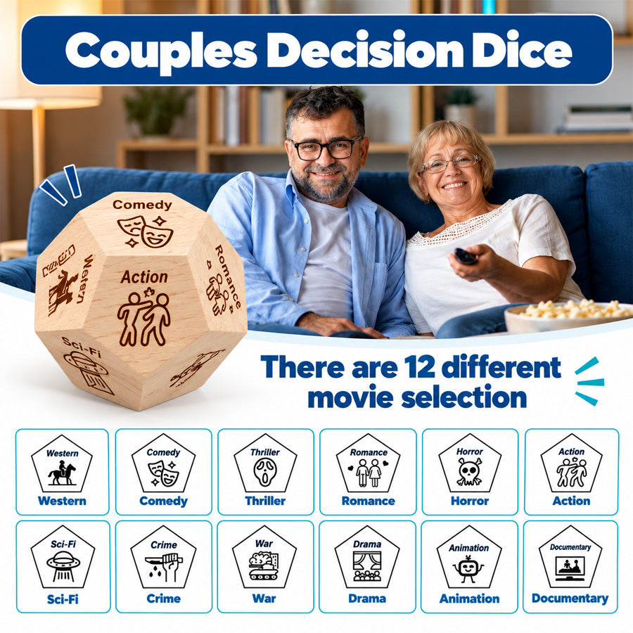 Goodinary® Couples Decision Dice