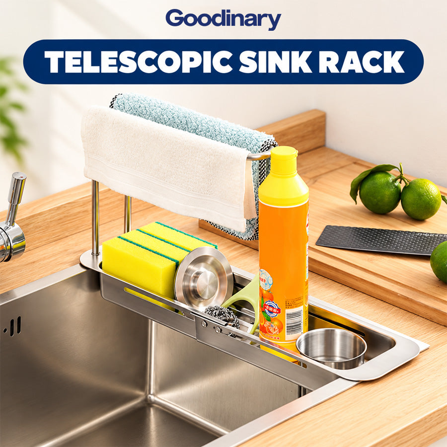 Goodinary® Telescopic Sink Rack