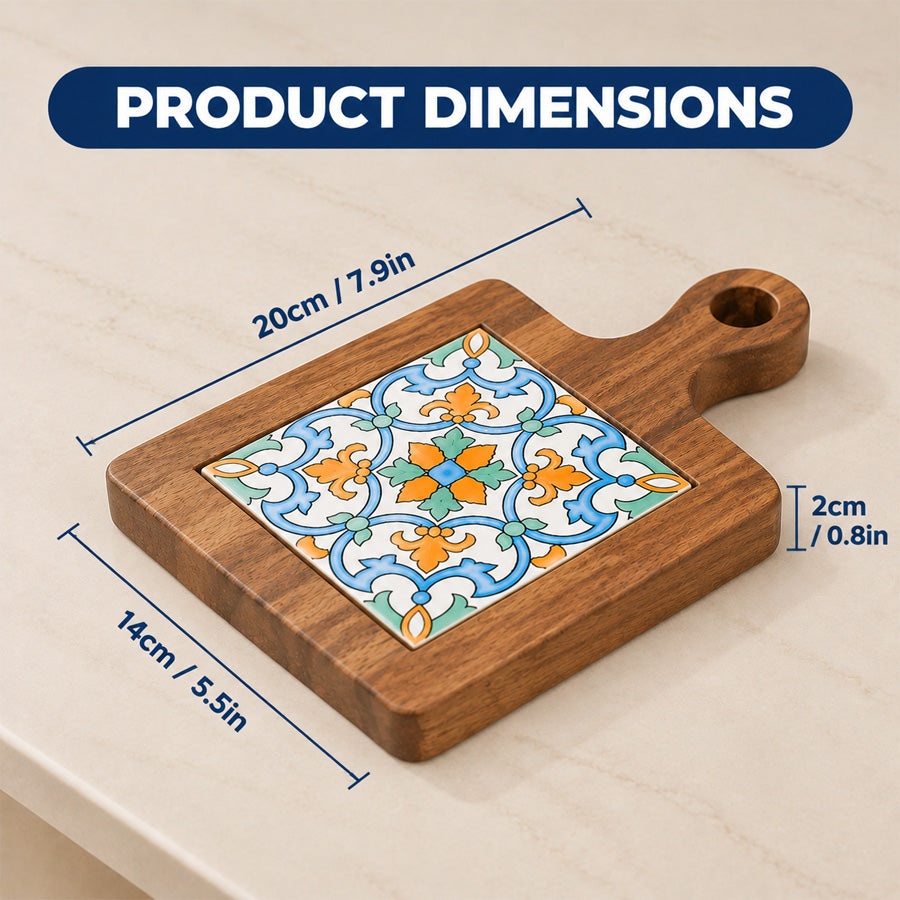 Goodinary® Natural Wood Tiles Pot Mat