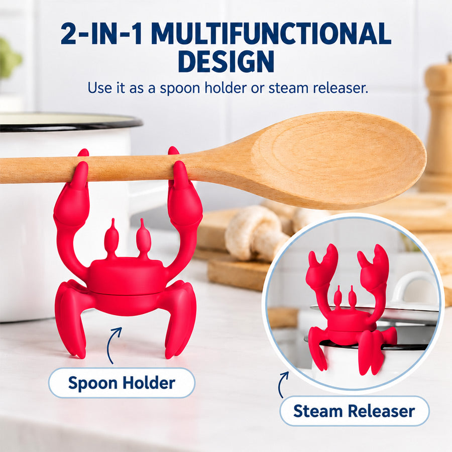 Goodinary® Crab Silicone Spoon Rest