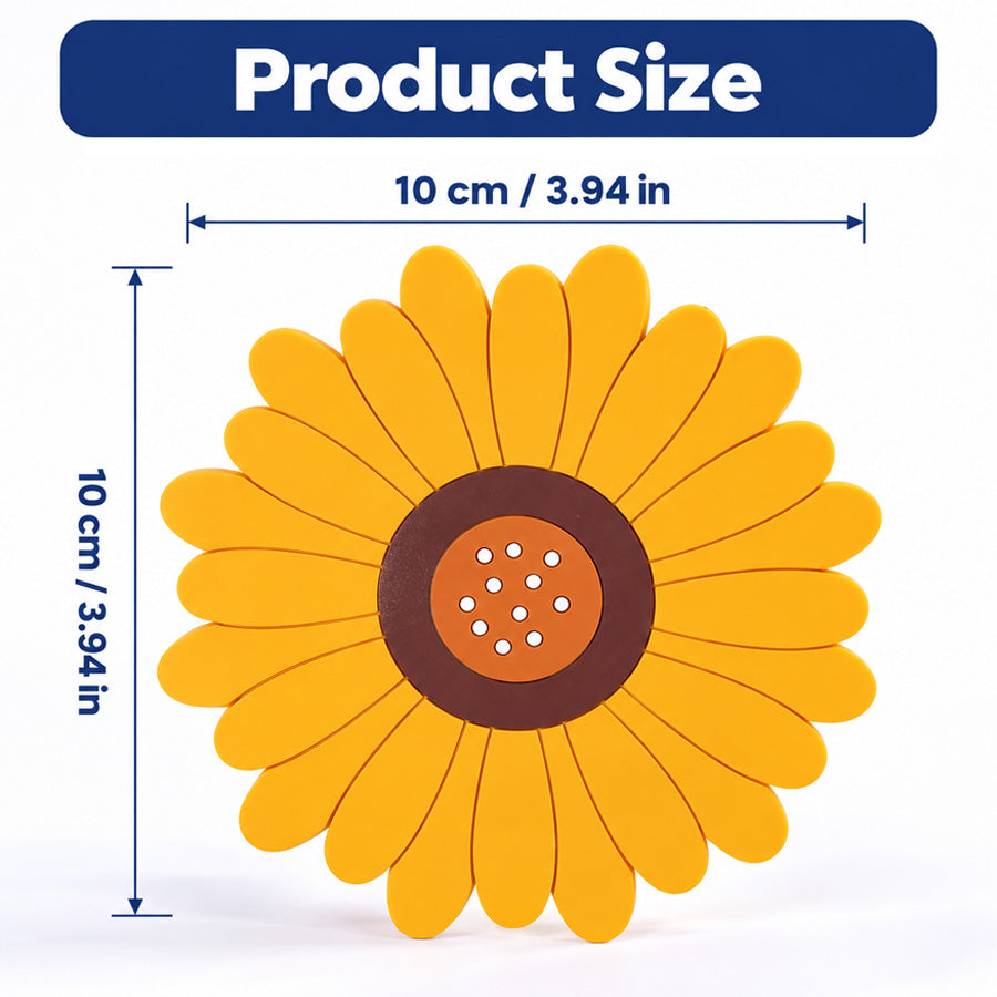 Goodinary® Floral Silicone Coasters
