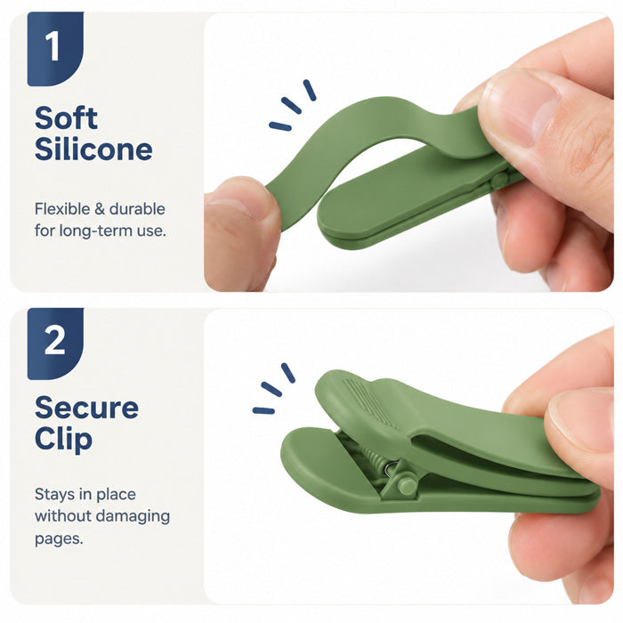 Goodinary® Silicone Reading Bookmark