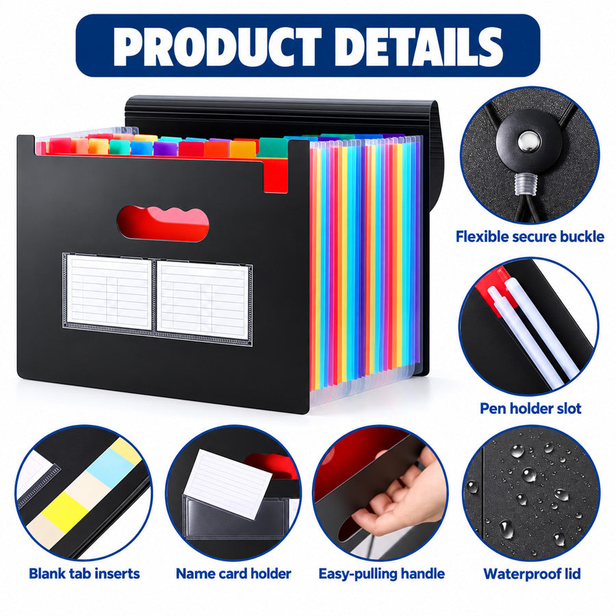 Goodinary® Expanding File Folder