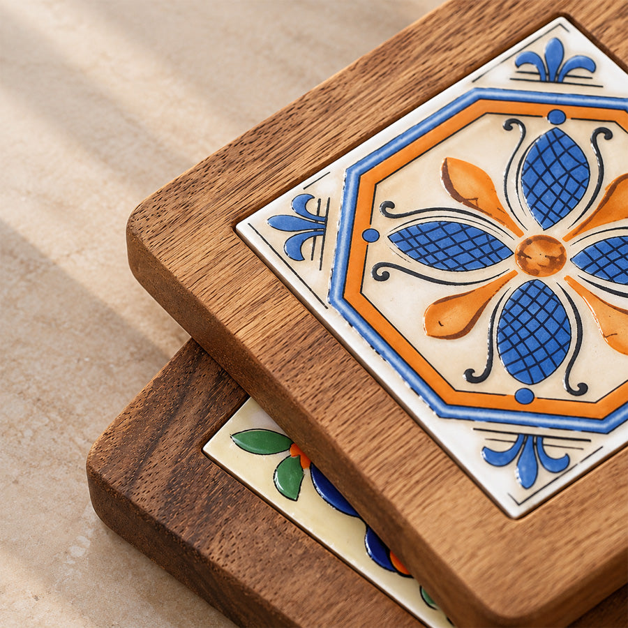 Goodinary® Natural Wood Tiles Pot Mat