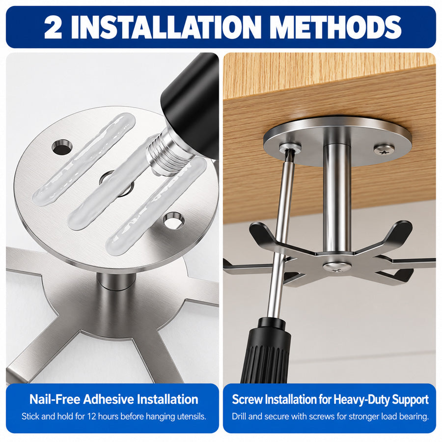 Goodinary® Rotating Utensil Hangers (2 Pcs)