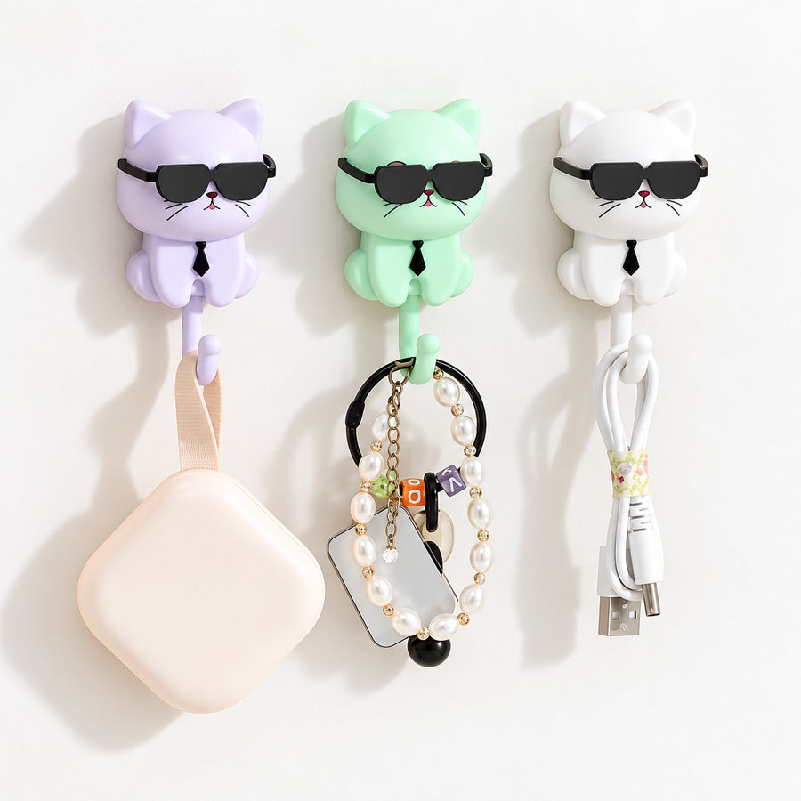Goodinary® Cat Wall Hooks (4 Pcs)