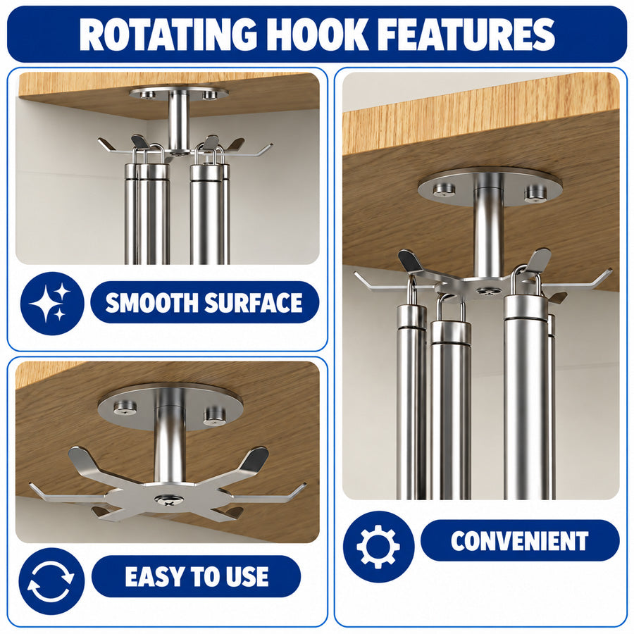 Goodinary® Rotating Utensil Hangers (2 Pcs)