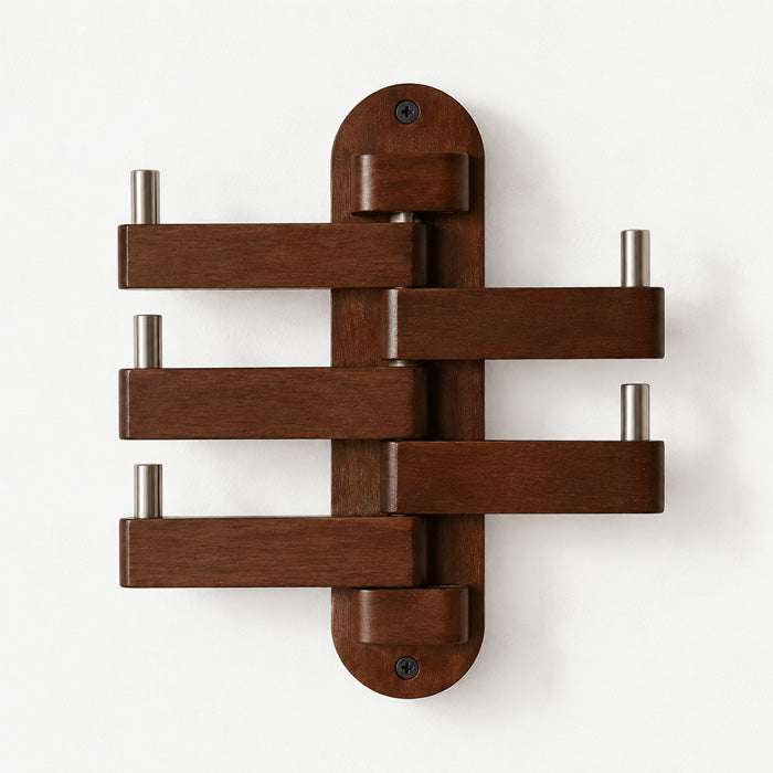 Goodinary® Rotating Wood Hook Rack