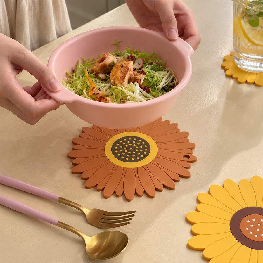 Goodinary® Floral Silicone Coasters