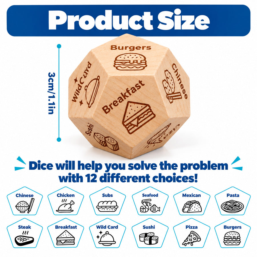 Goodinary® Couples Decision Dice
