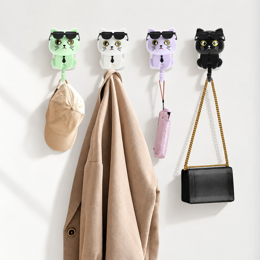 Goodinary® Cat Wall Hooks (4 Pcs)