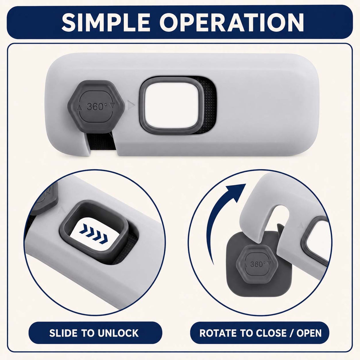 Goodinary® Child Proof Fridge Lock