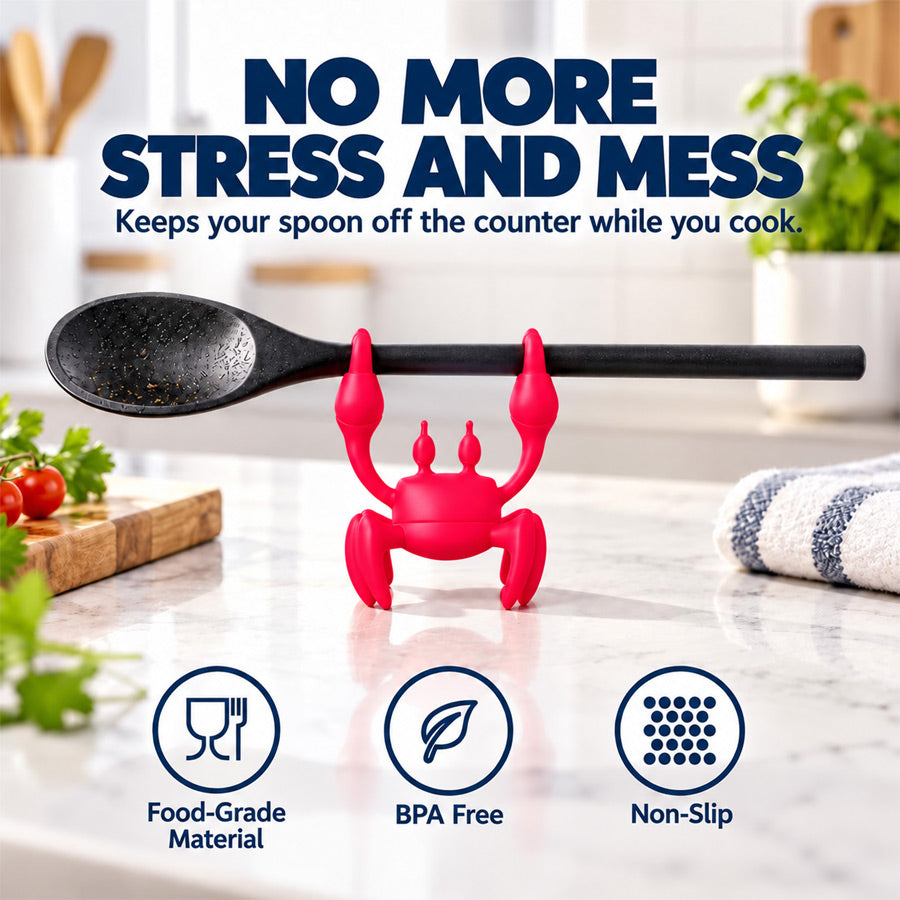 Goodinary® Crab Silicone Spoon Rest