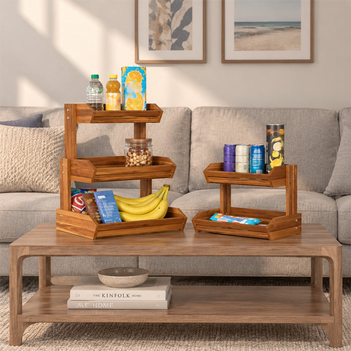 Goodinary® Wooden Stand for Kitchen Counter Storage