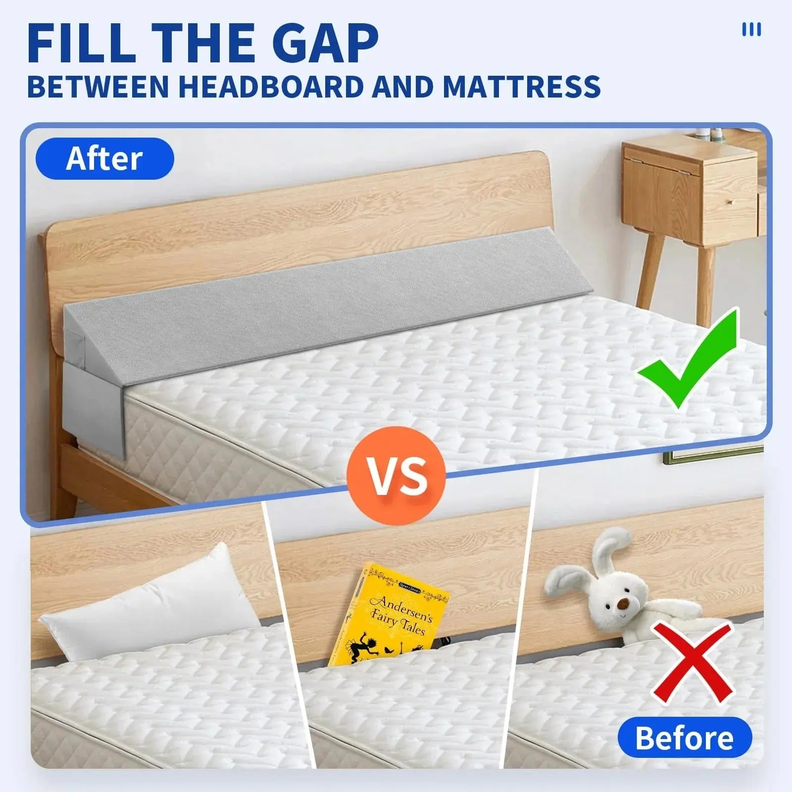 Goodinary® Mattress Gap Pillow Goodinary