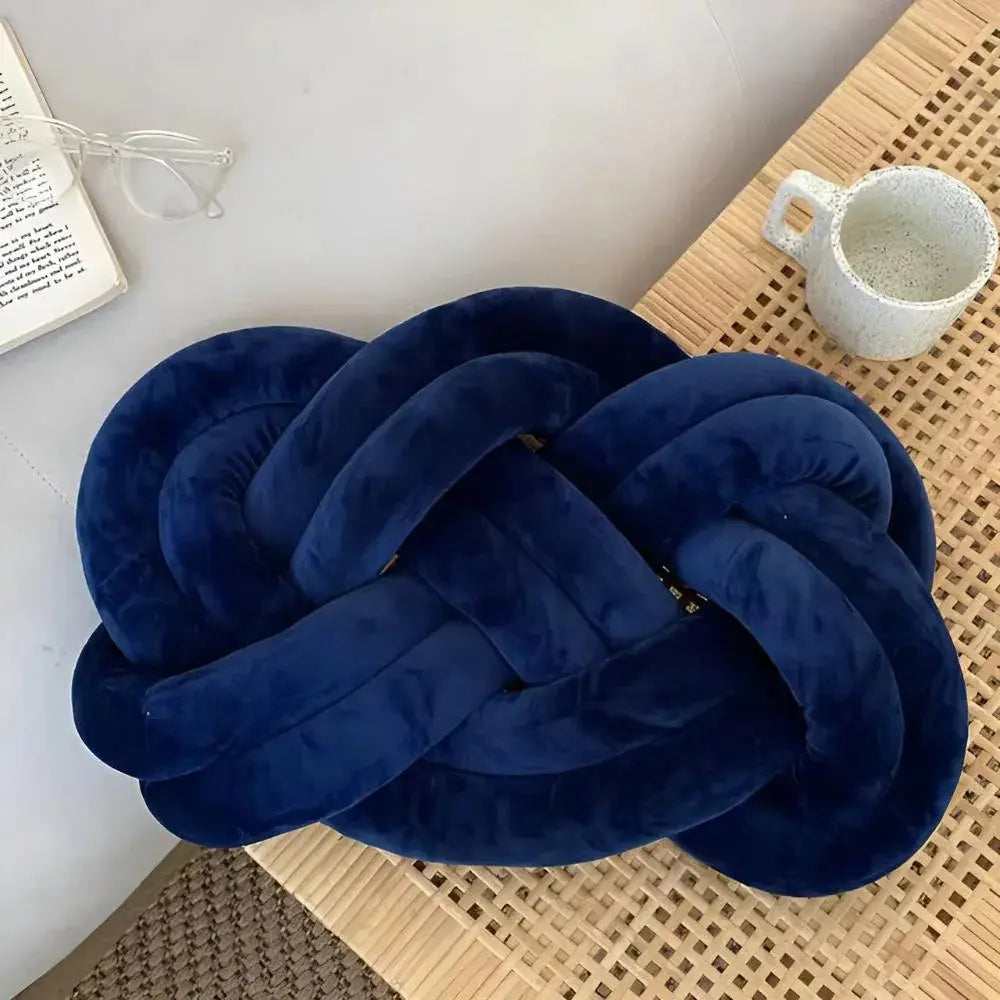 Goodinary® Modern Plush Velvet Knotted Throw Pillow Goodinary