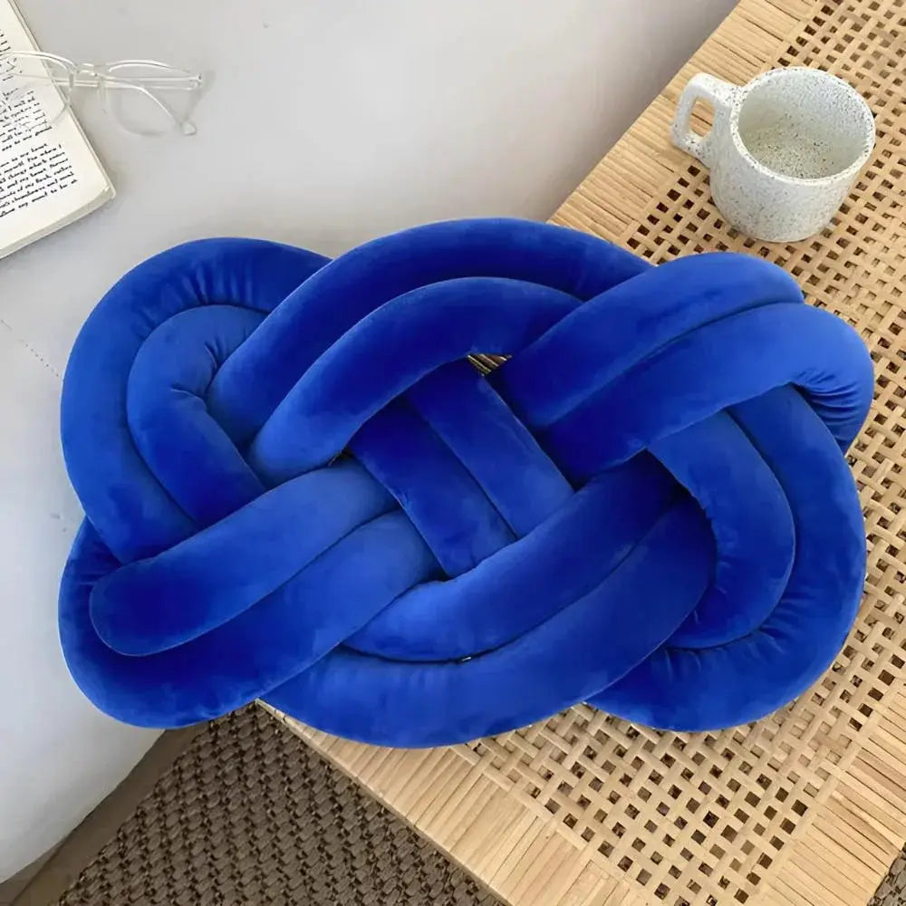 Goodinary® Modern Plush Velvet Knotted Throw Pillow Goodinary