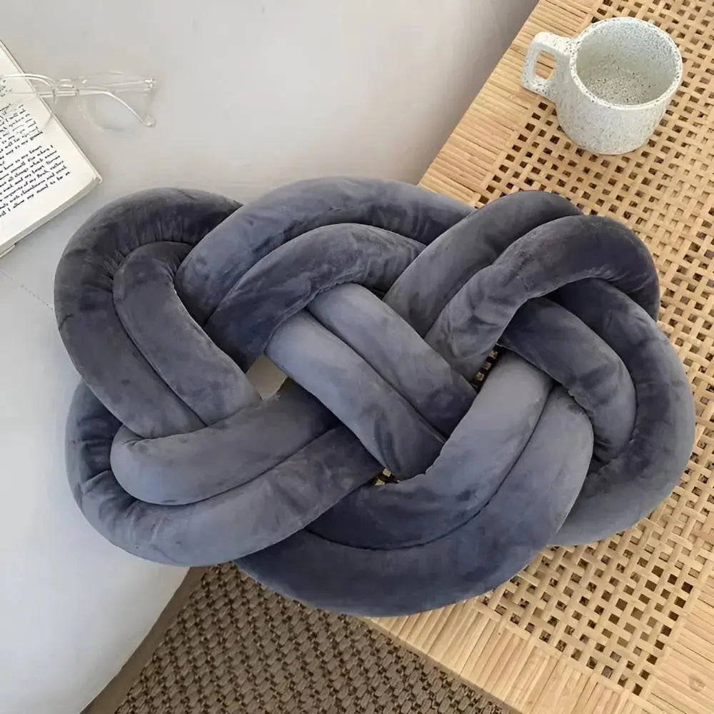 Goodinary® Modern Plush Velvet Knotted Throw Pillow Goodinary