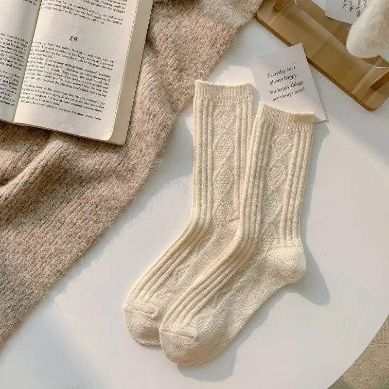 Goodinary® Thermal Wool Lounge Socks Thick Knit Set Goodinary