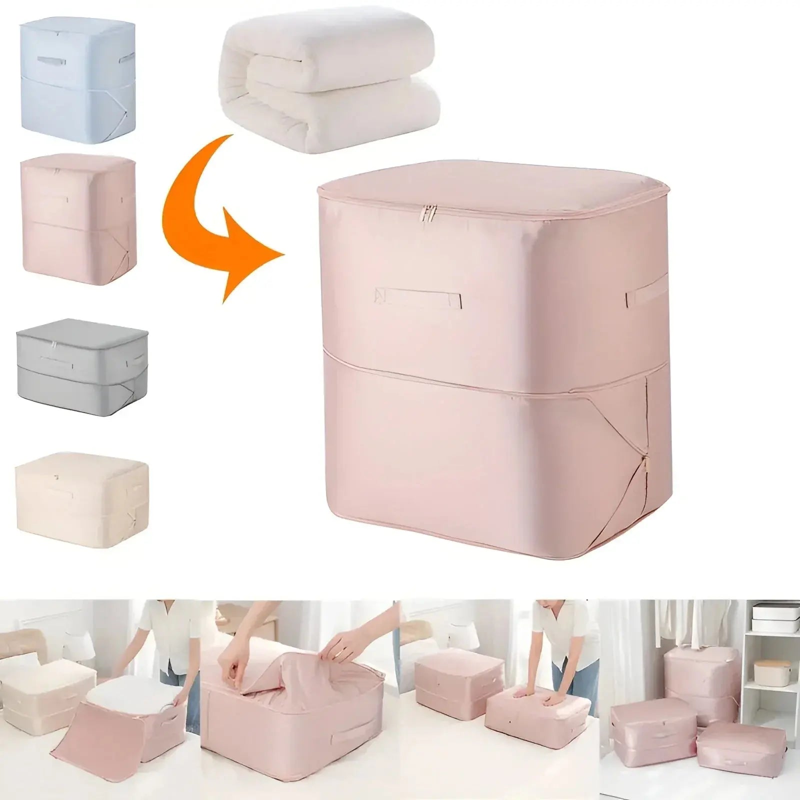 Goodinary® Zipper Vacuum-Free Space Saving Storage Bag Goodinary