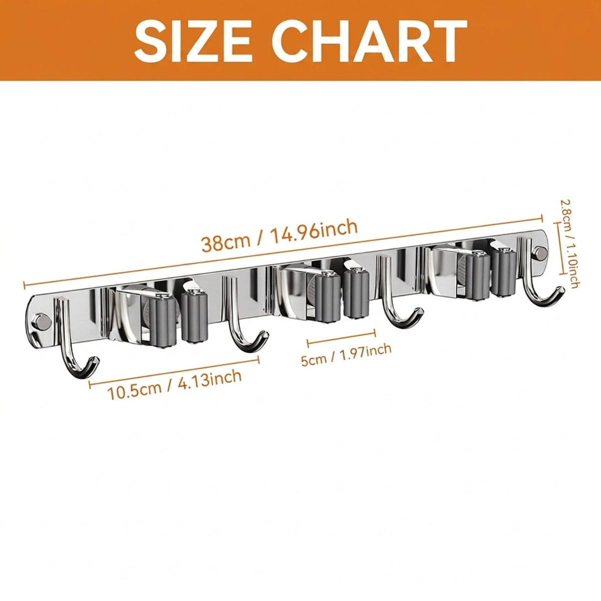 Goodinary® Broom Holder Rack
