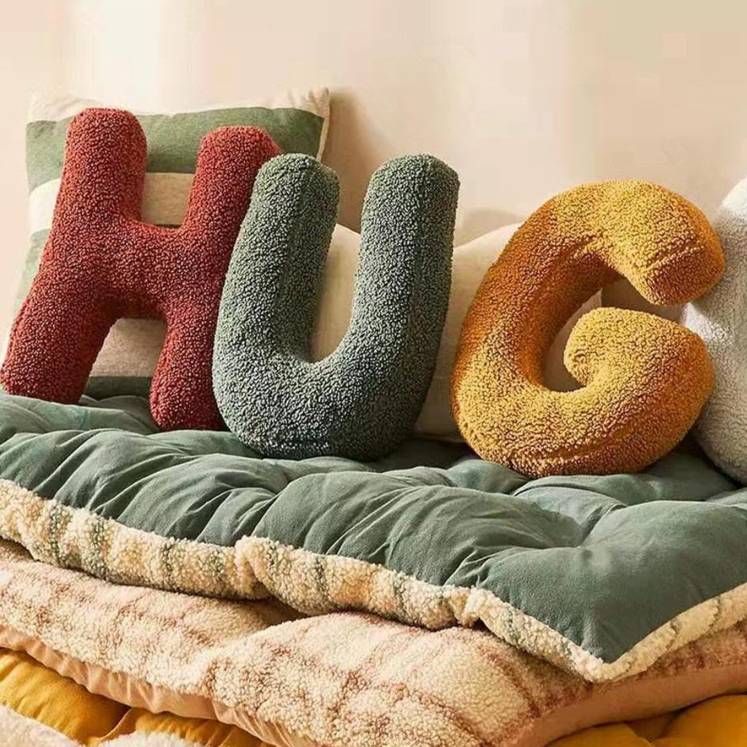 Goodinary® Nordic Letter Plush Cushion