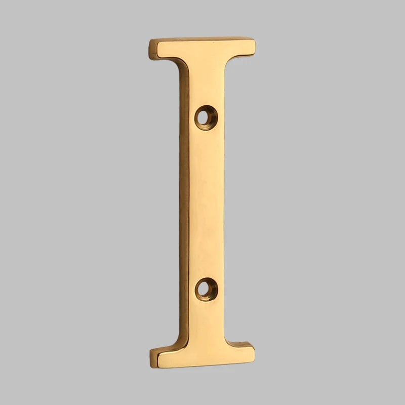 Goodinary® Polished Brass House Numbers