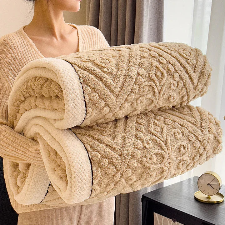 New Double-sided Thickened Multifunctional A-class Skin Friendly Breathable Home Blanket