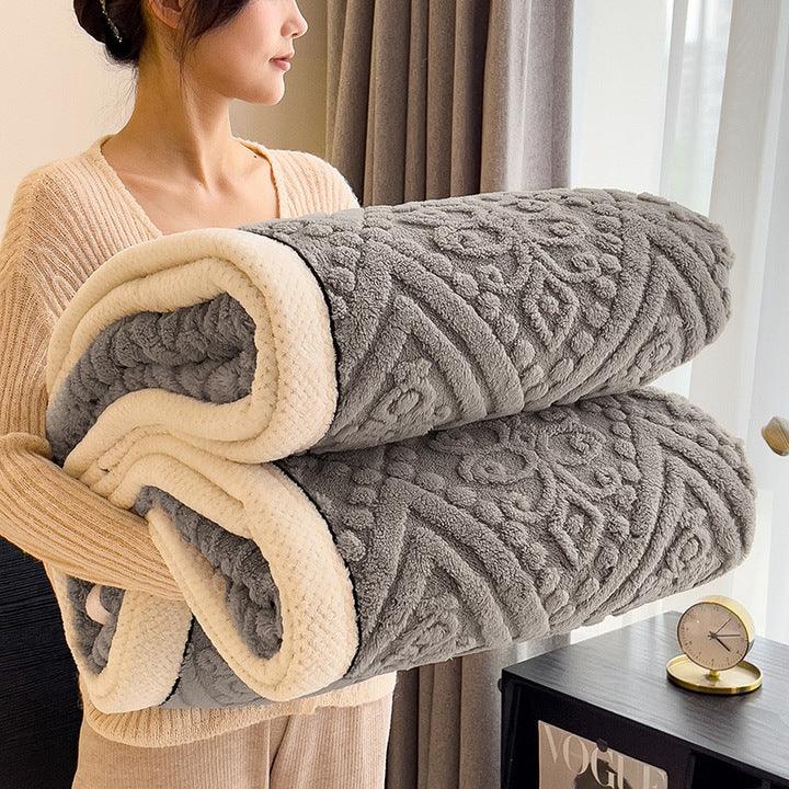 New Double-sided Thickened Multifunctional A-class Skin Friendly Breathable Home Blanket