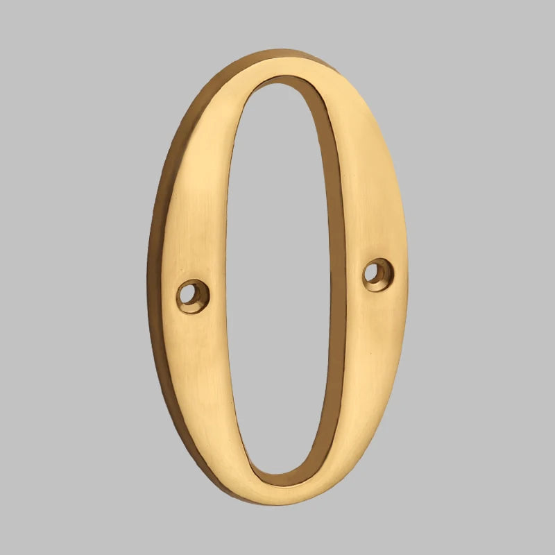 Goodinary® Polished Brass House Numbers