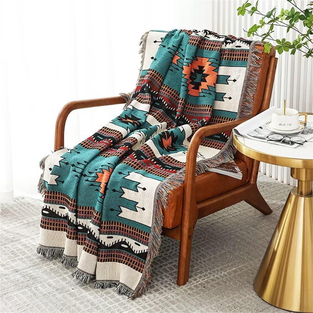 Goodinary® Aztec Fringe Woven Cotton Throw Blanket