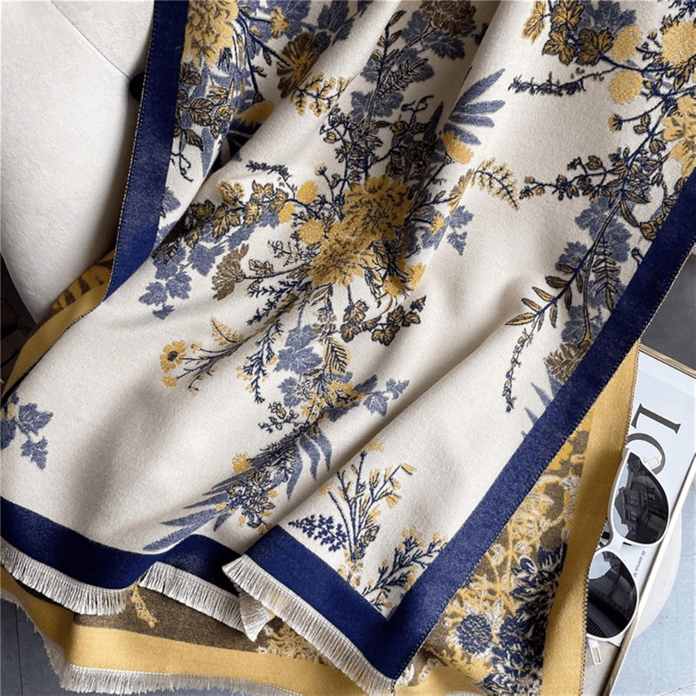 Slumblr® Floral Cashmere-Feel Winter Scarf