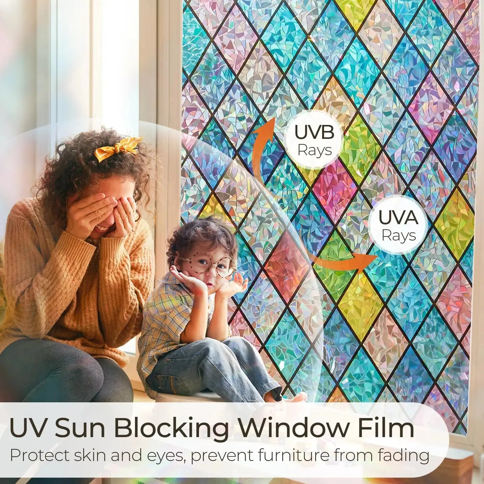 Goodinary® Rainbow Privacy Window Film - Goodinary