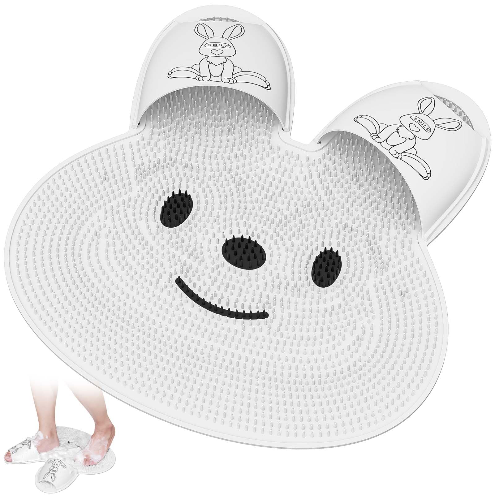 Goodinary® Anti Slip Scrub Rabbit Shower Mat